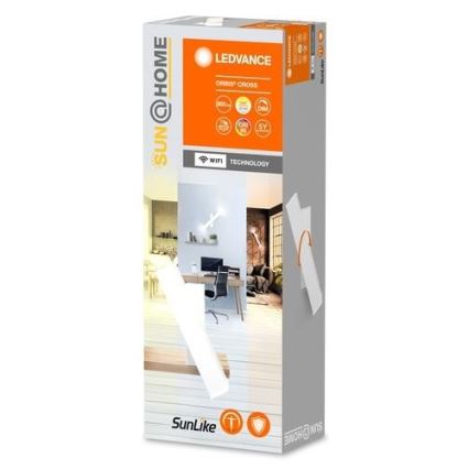 Ledvance - LED Himmennettävä seinävalaisin SUN@HOME CROSS 2xLED/6W/230V Wi-Fi