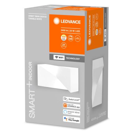 Ledvance - LED Himmennettävä seinävalo SMART+ SWAN LED/23W/230V 3000-6500K Wi-Fi