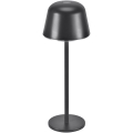 Ledvance - LED Himmennettävä ulko rechargeable lamppu TABLE LED/2,5W/5V IP54 musta