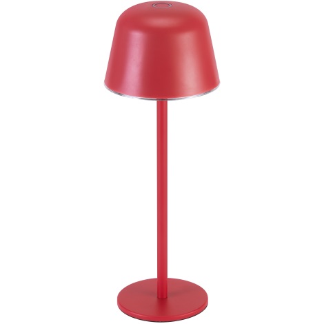 Ledvance - LED Himmennettävä ulko rechargeable lamppu TABLE LED/2,5W/5V IP54 punainen