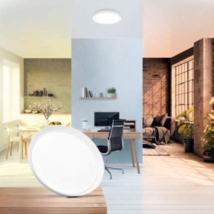 Ledvance - LED Himmennettävä kattovalo SUN@HOME ORBIS LED/26W/230V 2200-5000K CRI 95 Wi-Fi