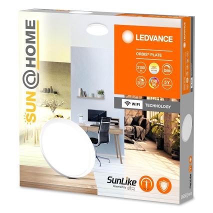 Ledvance - LED Himmennettävä kattovalo SUN@HOME ORBIS LED/26W/230V 2200-5000K CRI 95 Wi-Fi