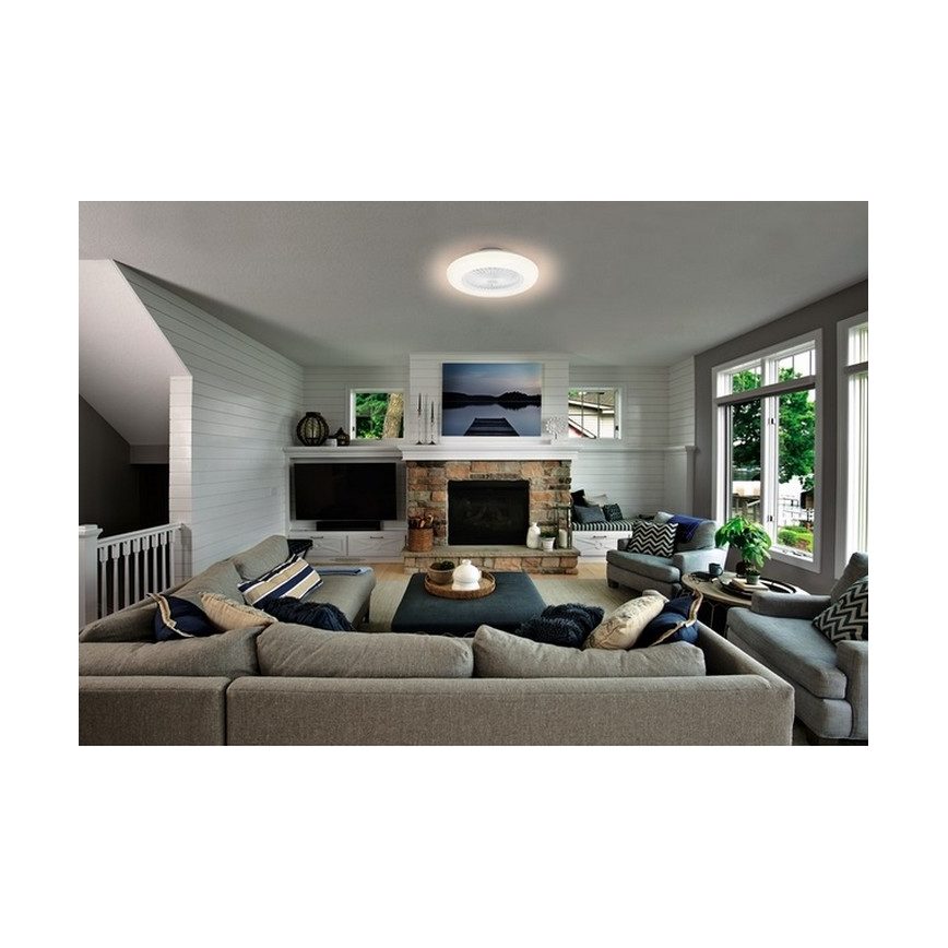 Ledvance - LED Himmennettävä kattovalo tuulettimella  SMART+ LED/35W/230V Wi-Fi 3000-6500K + kauko-ohjain