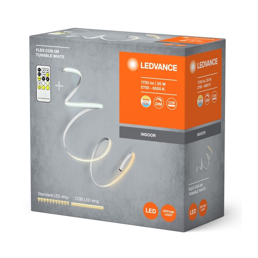 Ledvance - LED-himmennysnauha FLEX COB 5m LED/35W/230V 2700-6500K + kauko-ohjaus