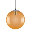 Ledvance - LED Kattokruunu narulla BUBBLE 1xE27/8W/230V oranssi halkaisija 30 cm