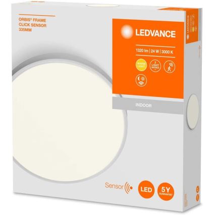 Ledvance - LED-kattovalaisin anturilla ORBIS LED/24W/230V 3000K