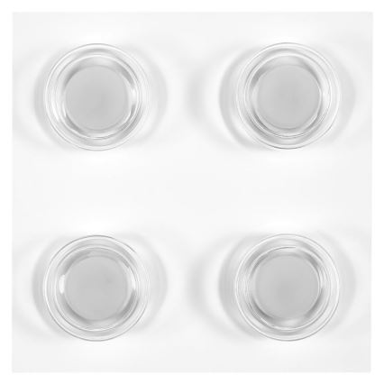 Ledvance - LED-kattovalaisin kylpyhuoneeseen ORBIS FLAME 4xLED/5,5W/230V 3000/4000K IP44 valkoinen