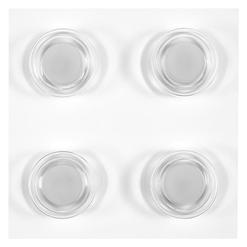 Ledvance - LED-kattovalaisin kylpyhuoneeseen ORBIS FLAME 4xLED/5,5W/230V 3000/4000K IP44 valkoinen