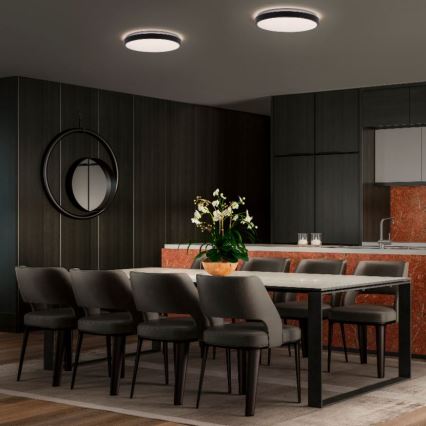 Ledvance - LED-kattovalaisin ORBIS LONDON LED/16W/230V musta