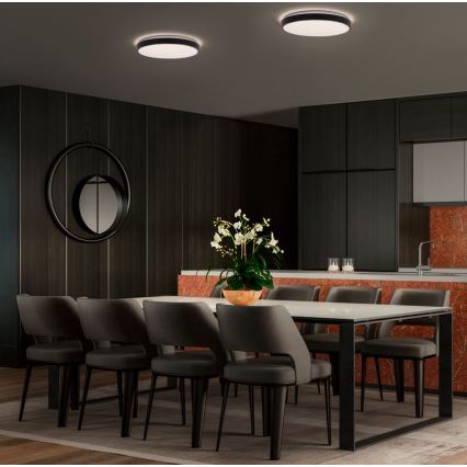 Ledvance - LED-kattovalaisin ORBIS LONDON LED/36W/230V musta