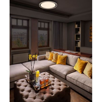 Ledvance - LED-kattovalaisin ORBIS PEDERSON LED/36W/230V halkaisija 55 cm musta