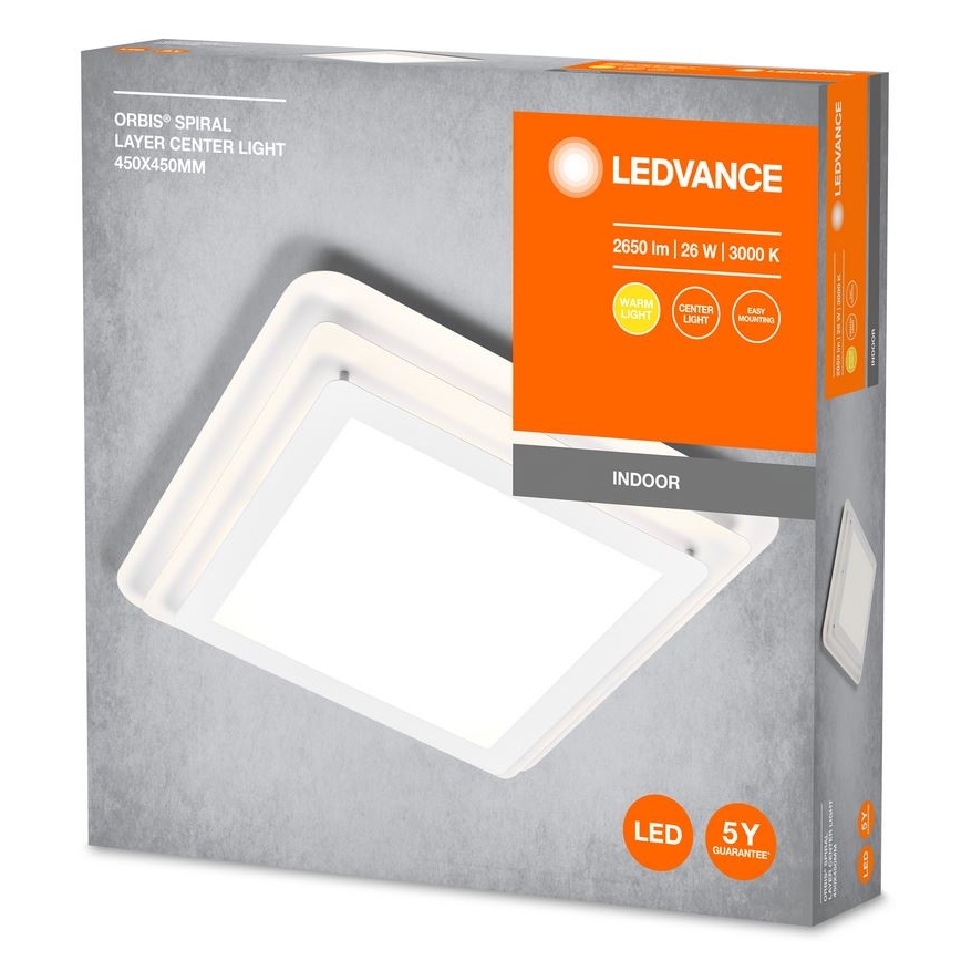 Ledvance - LED-kattovalaisin ORBIS SPIRAL LED/26W/230V