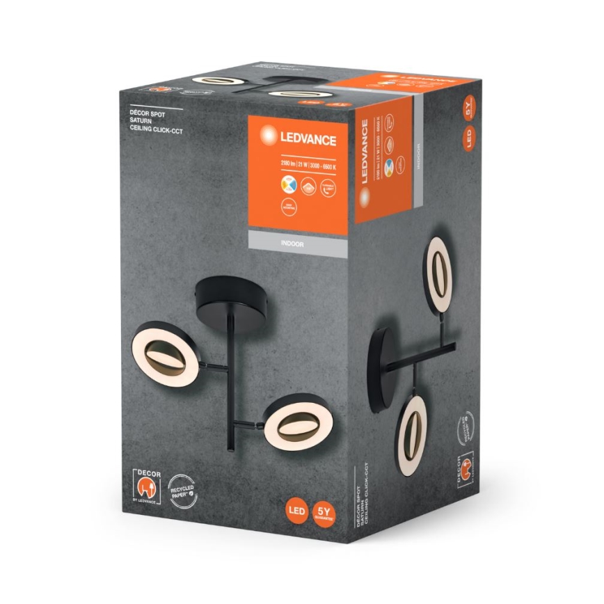 Ledvance - LED-kohdevalaisin DECOR SATURN 2xLED/11W/230V 3000/4200/6500K
