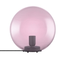 Ledvance - LED Pöytävalaisin BUBBLE 1xE27 / 40W / 230V vaaleanpunainen