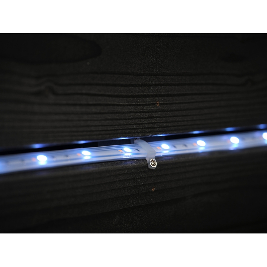 Ledvance - LED RGB himmennettävä aurinkokäyttöinen valonauha FLEX MAGIC 3m LED/1,2W/5V IP44 + kaukosäädin
