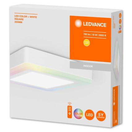 Ledvance - LED RGB himmennettävä kattovalaisin LED/19W/230V + kaukosäädin