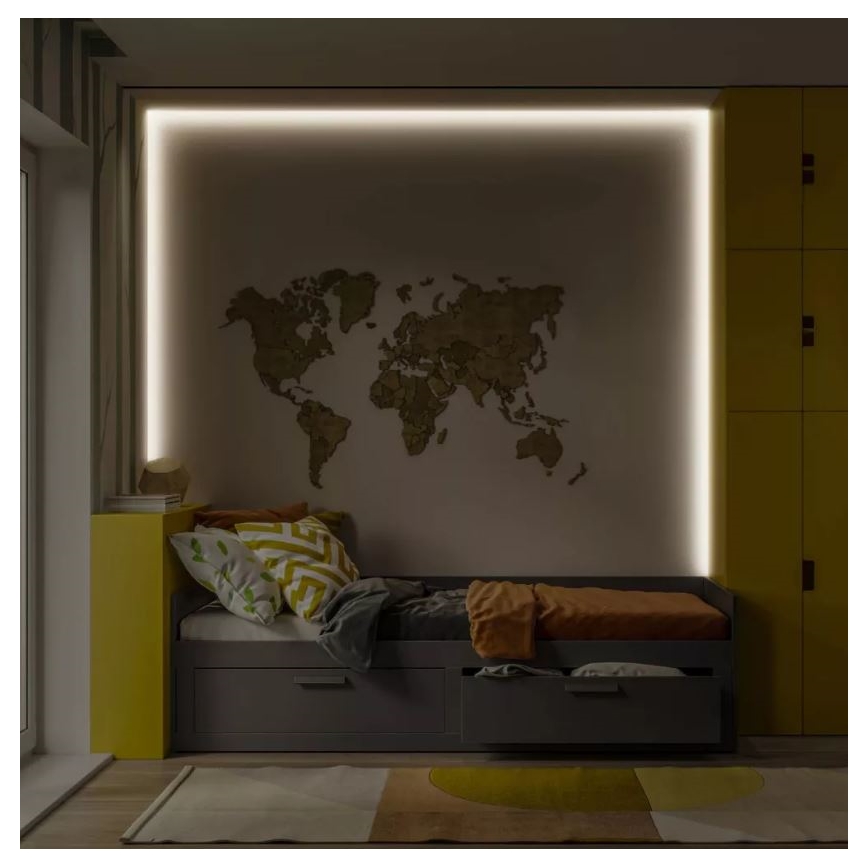 Ledvance - LED RGB Himmennettävä nauha FLEX AUDIO 5m LED/20W/230V + kauko-ohjaus