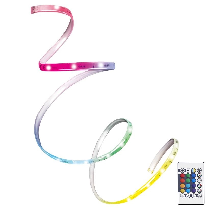 Ledvance - LED RGB Himmennettävä nauha televisioon FLEX AUDIO 2m LED/3,6W/5V + kauko-ohjaus