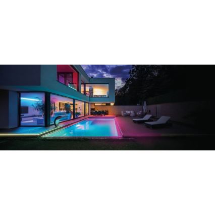 Ledvance - LED RGB himmennettävä ulkolista FLEX 5m LED / 23W / 230V IP44 + RC