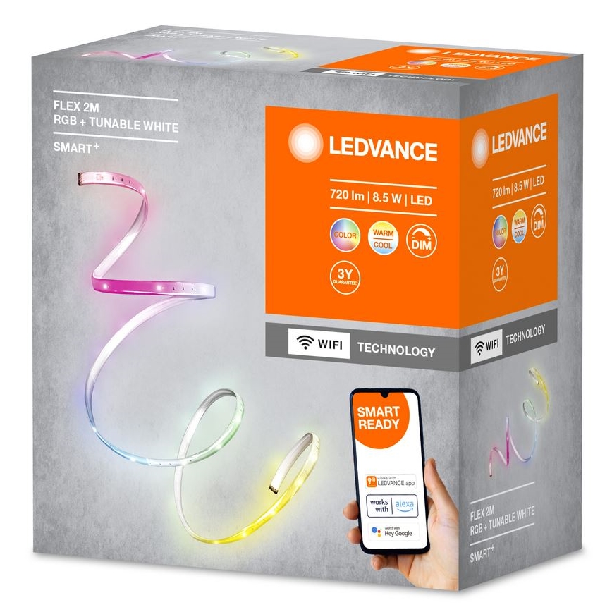 Ledvance - LED RGB+TW Himmennettävä nauha SMART+ FLEX 2m LED/8,5W/230V Wi-Fi