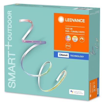 Ledvance - LED RGB+TW himmennettävä ulkokäyttöön tarkoitettu SMART+ FLEX -nauha 3m LED/12W/230V 2000K-6500K IP44 Bluetooth