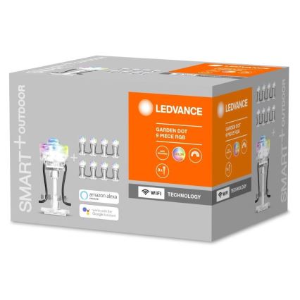 Ledvance - LED RGB Ulkokäyttöön tarkoitettu jatkosarja SMART+ DOT 9xLED/2,5W/230V IP65 Wi-Fi