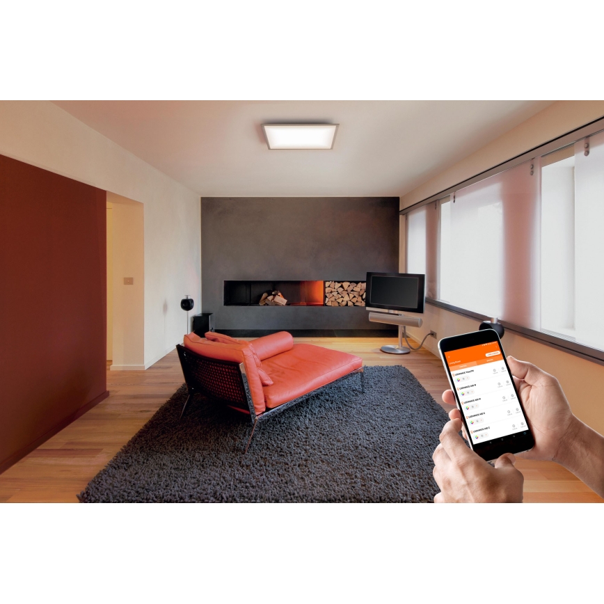 Ledvance - LED RGBW Himmennettävä kattovalaisin SMART+ PLANON LED/36W/230V Wi-Fi