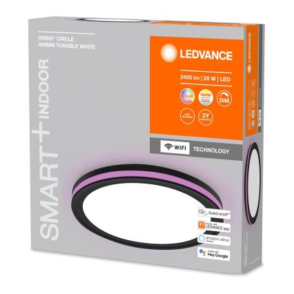 Ledvance -LED RGBW Himmennettävä kattovalo SMART+ CIRCLE LED/28W/230V Wi-Fi