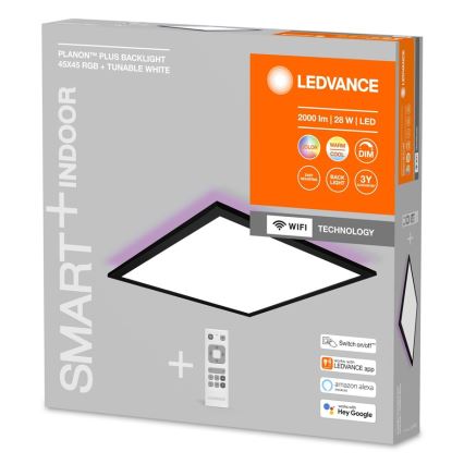 Ledvance - LED RGBW Himmennettävä paneeli SMART+ PLANON LED/28W/230V 3000-6500K Wi-Fi + kaukosäädin