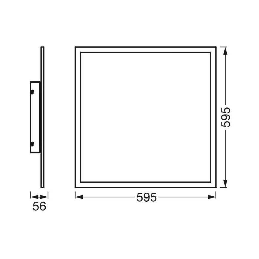 Ledvance - LED RGBW Himmennettävä paneeli SMART+ PLANON LED/40W/230V Wi-Fi + kauko-ohjain