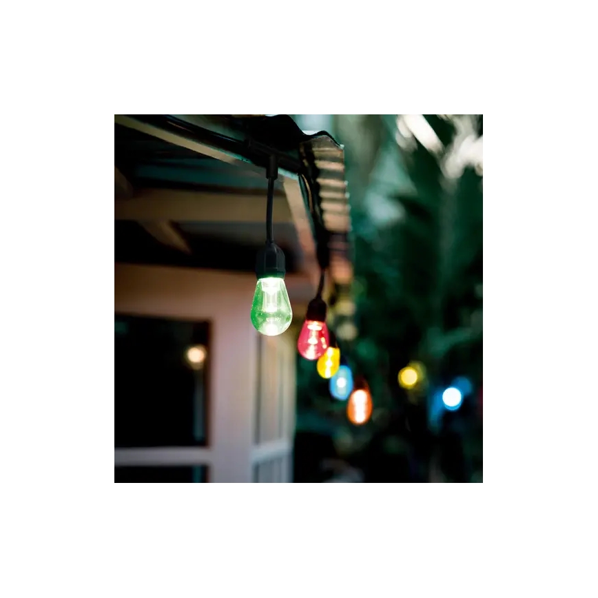 Ledvance - LED RGBW Himmennettävä ulkoketju SMART+ STRING 12xLED/0,37W/230V IP44 Wi-Fi