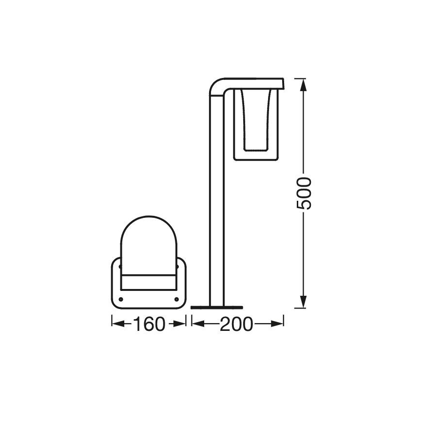 Ledvance - LED RGBW Himmennettävä ulkovalaisin CASCADE LED/10W/230V IP44 Wi-Fi