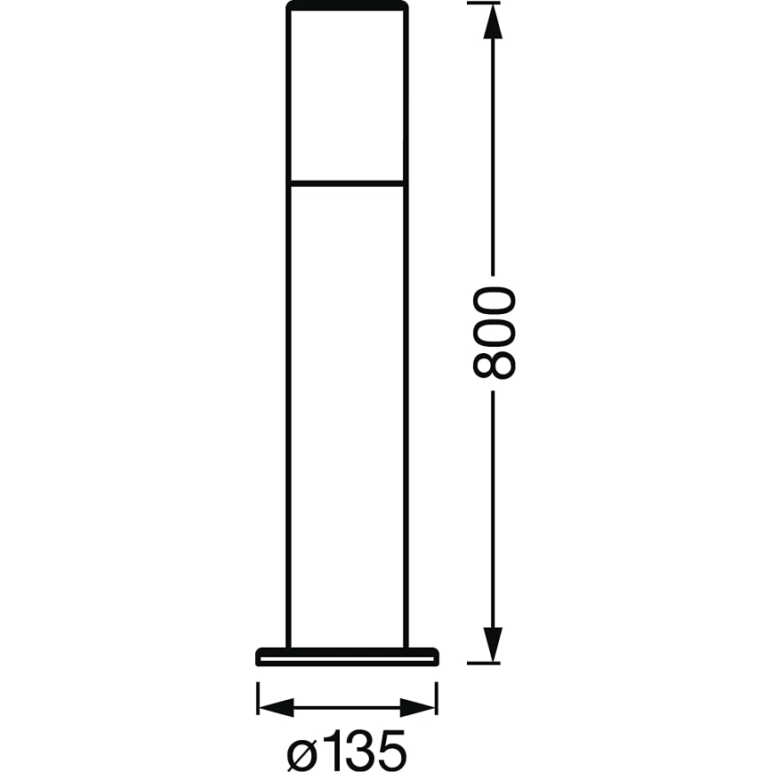 Ledvance - LED RGBW Himmennettävä ulkovalaisin SMART+ PIPE 10W/230V Wi-Fi IP44