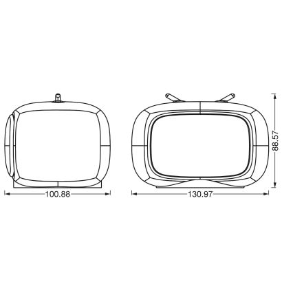 Ledvance - LED RGBW kosketusohjattu lasten yövalo TOUCH LED/2,5W/5V