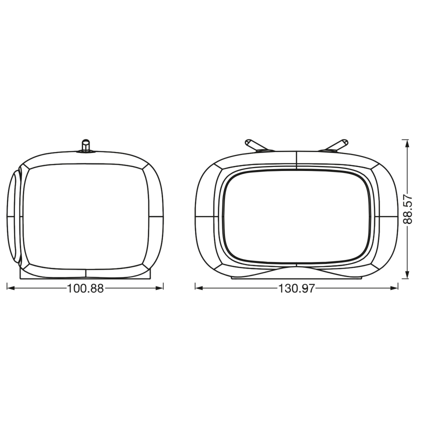 Ledvance - LED RGBW kosketusohjattu lasten yövalo TOUCH LED/2,5W/5V