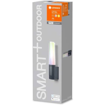 Ledvance - LED RGBW Ulkoseinävalaisin SMART+ FLARE LED/7,5W/230V IP44 Wi-Fi