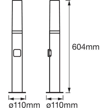 Ledvance - LED RGBW Ulkovalaisin SMART+ FLARE LED/7,5W/230V IP44 Wi-Fi