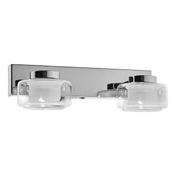 Ledvance - LED-seinävalaisin kylpyhuoneeseen ORBIS FLAME 2xLED/5,5W/230V 3000/4000K IP44 kromi