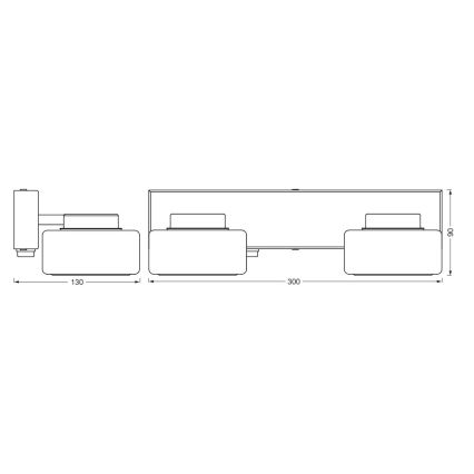 Ledvance - LED-seinävalaisin kylpyhuoneeseen ORBIS FLAME 2xLED/5,5W/230V 3000/4000K IP44 kromi