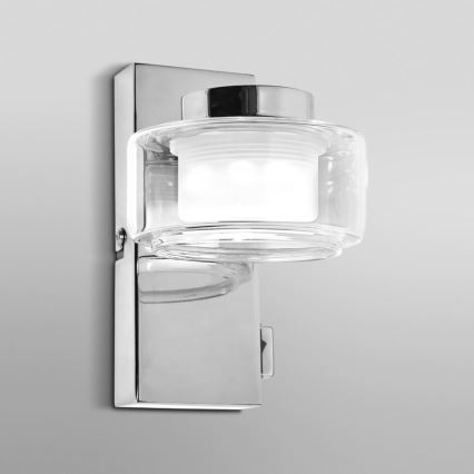 Ledvance - LED-seinävalaisin kylpyhuoneeseen ORBIS FLAME LED/5,5W/230V 3000/4000K IP44 kromi