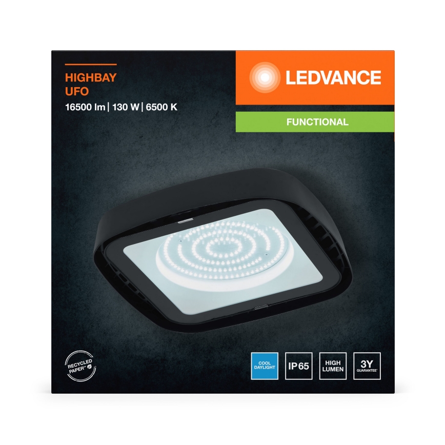 Ledvance - LED-teollisuuskattovalaisin HIGHBAY LED/130W/230V IP65 6500K