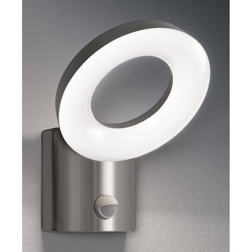 Ledvance - LED-ulkoseinävalaisin anturilla LOOP 1xLED / 12W / 230V IP44