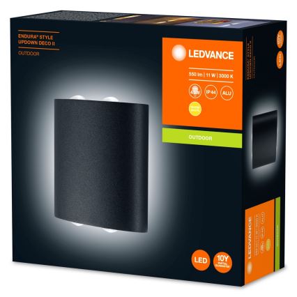 Ledvance - LED-ulkoseinävalaisin ENDURA 2xLED/11W/230V IP44
