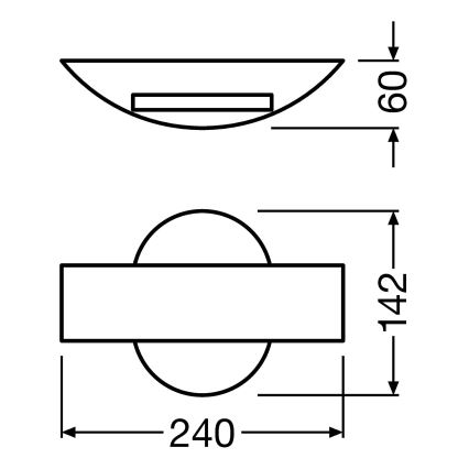 Ledvance - LED-ulkoseinävalaisin SHIELD LED/11W/230V IP44