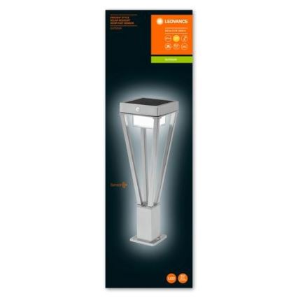 Ledvance - LED-ulkovalaisin aurinkokennolla ja sensorilla BOUQUET LED/6W/3,7V 2200 mAh IP44