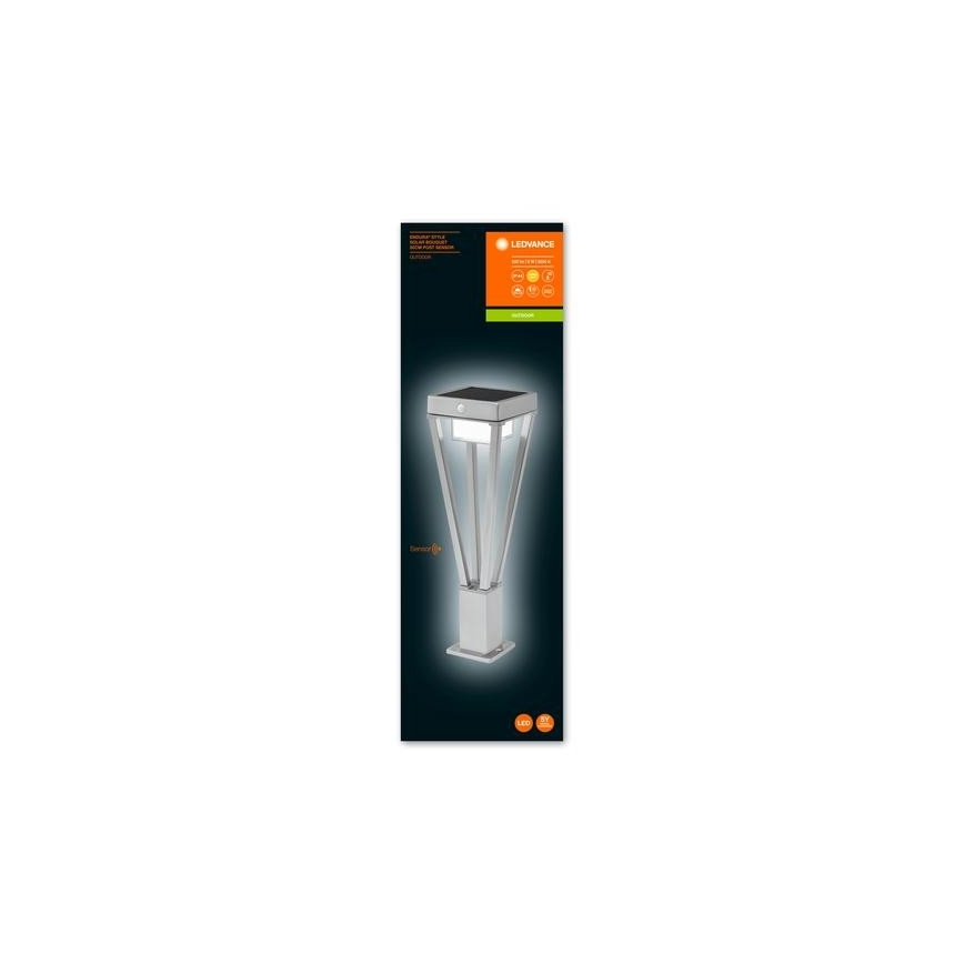 Ledvance - LED-ulkovalaisin aurinkokennolla ja sensorilla BOUQUET LED/6W/3,7V 2200 mAh IP44