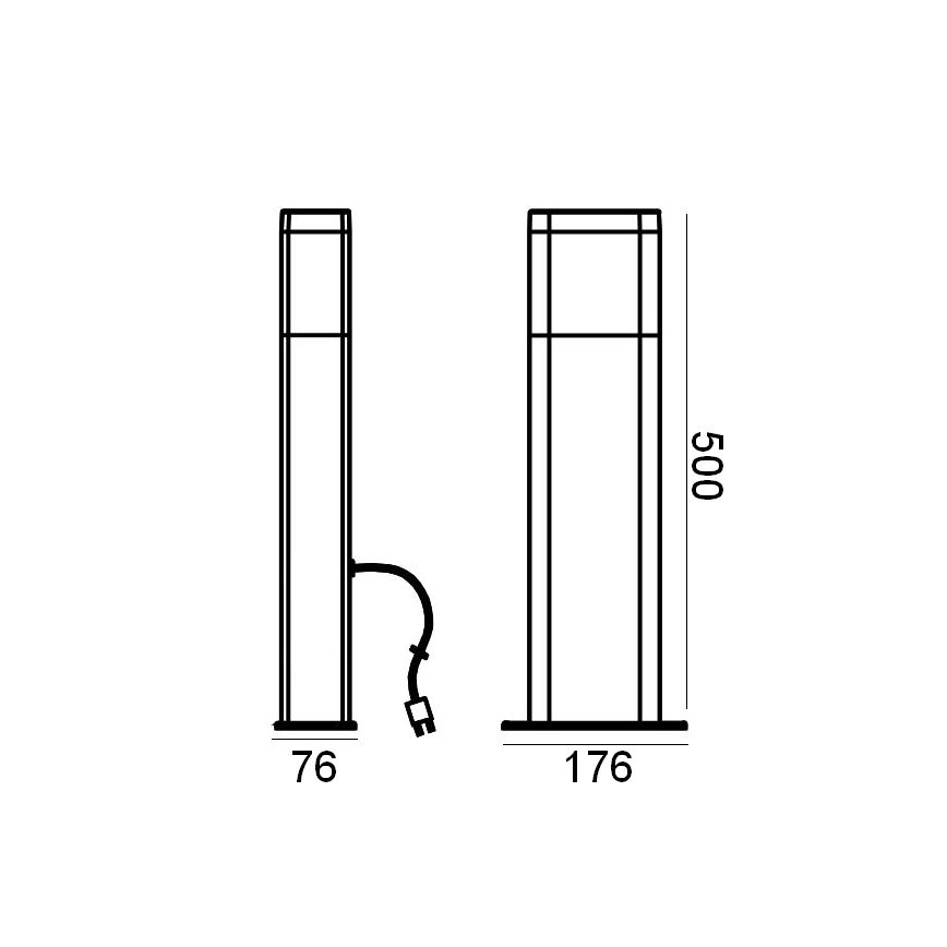 Ledvance - LED Ulkovalaisin ENDURA HYBRID DALLAS LED/4W/12V IP44