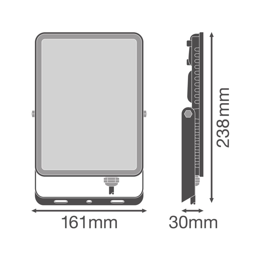 Ledvance - LED-ulkovalaisin, seinäasennettava FLOODLIGHT LED/50W/230V IP65