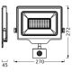 Ledvance - LED Ulkoseinävalonheitin anturilla FLOODLIGHT ESSENTIAL LED/100W/230V IP65