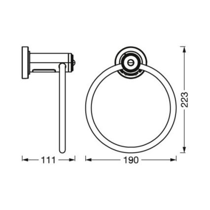 Ledvance - Pyyhepidike LED-valaistuksella 3xAAA IP44